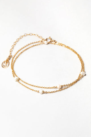 Halskette-Armband Satellite - Zuchtperlen