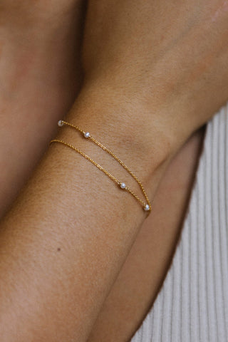 Halskette-Armband Satellite - Zuchtperlen